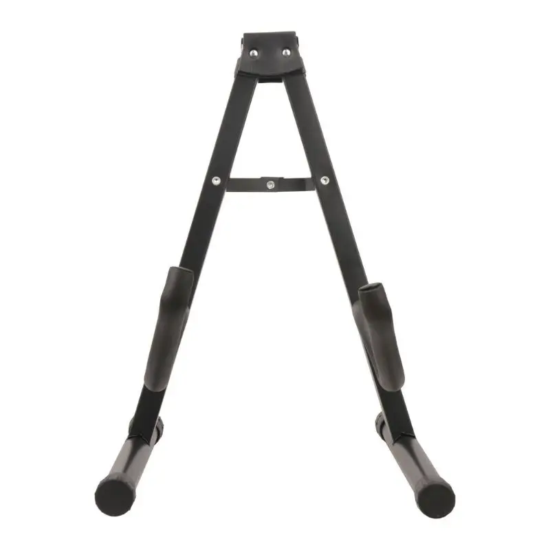 

Black Folding A-Frame Tripod String Instrument Holder Acoustic Guitar Stand Iron