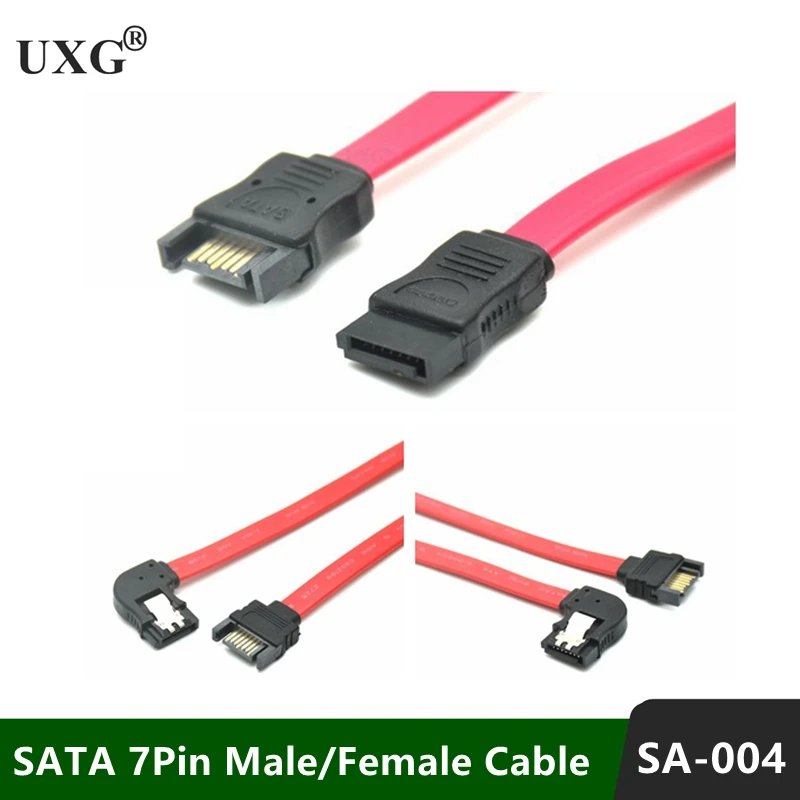 90 Right Angled Sata 2 Ii Extension Cable Sata 7pin Male To Female Data