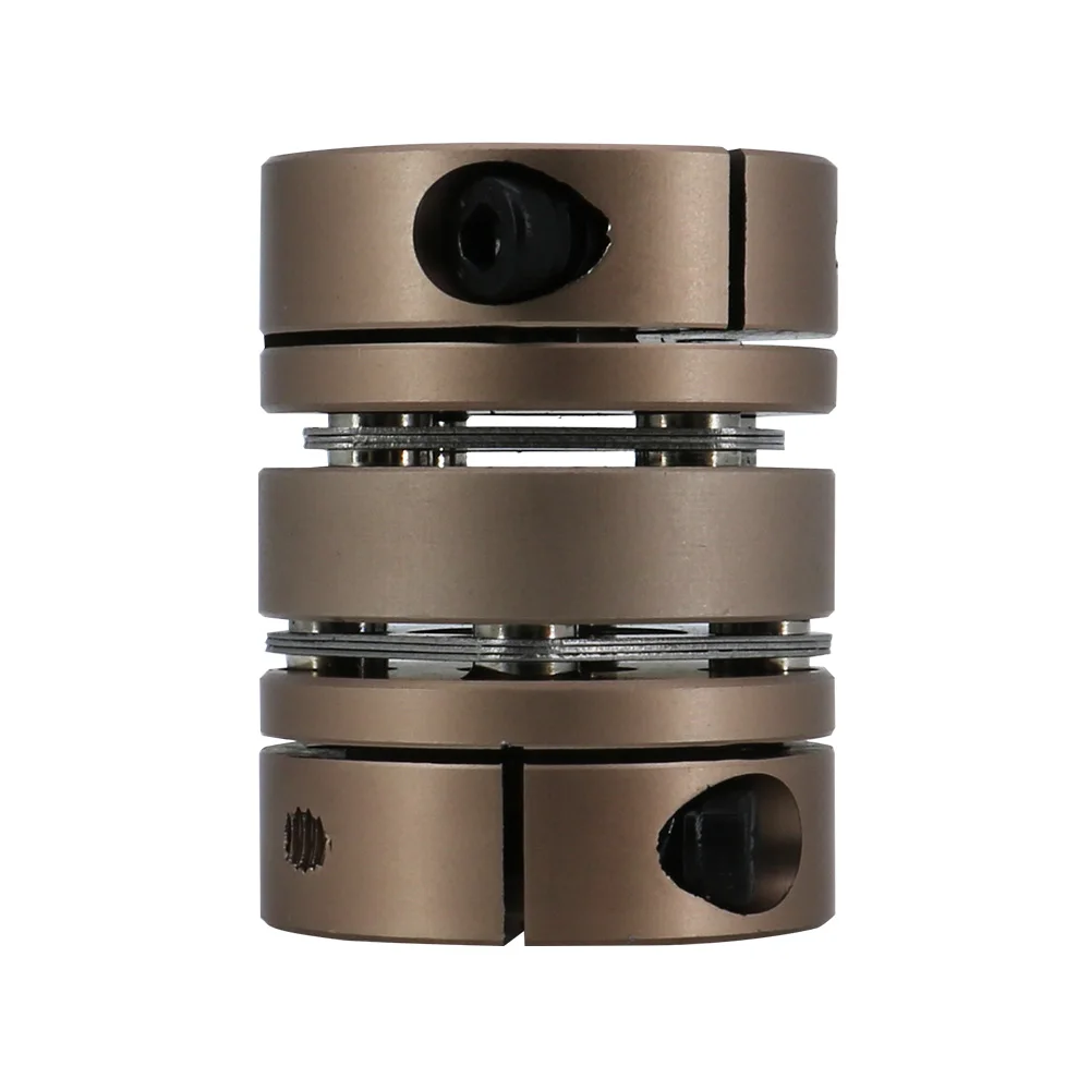 Shaft Coupler Flexible Coupling Shaft Connector D26L35 4-12 Aluminium flexible coupler high torque double dual diaphragm coupling with elastic connector for 3d screw and motor
