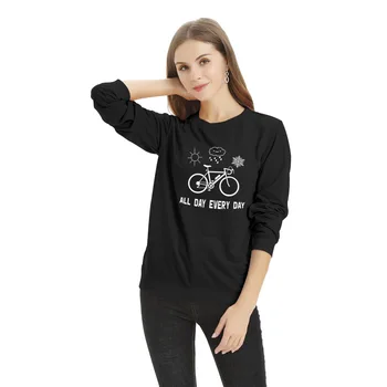 

New fashion printing loose casual long sleeve round neck women's Sweatshirt