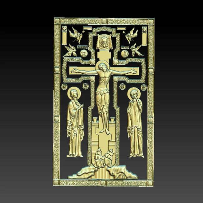 3D модель STL для фрезерного станка с ЧПУ Artcam Aspire -religion jesus-on-the cross | Инструменты