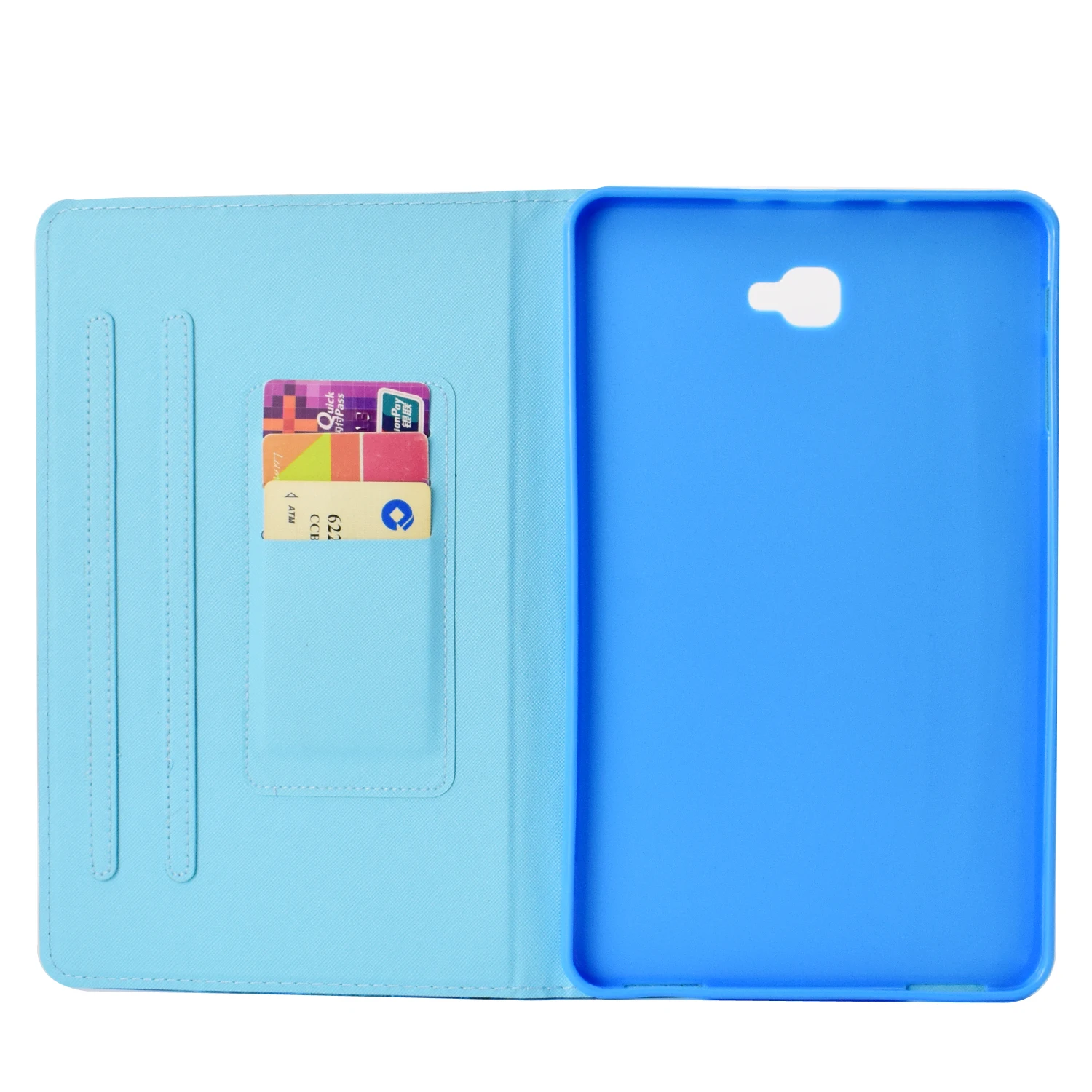 Чехол для планшета samsung galaxy tab a 2016 sm t580 t585 10 1 дюйма кошелек из искусственной кожи Fip