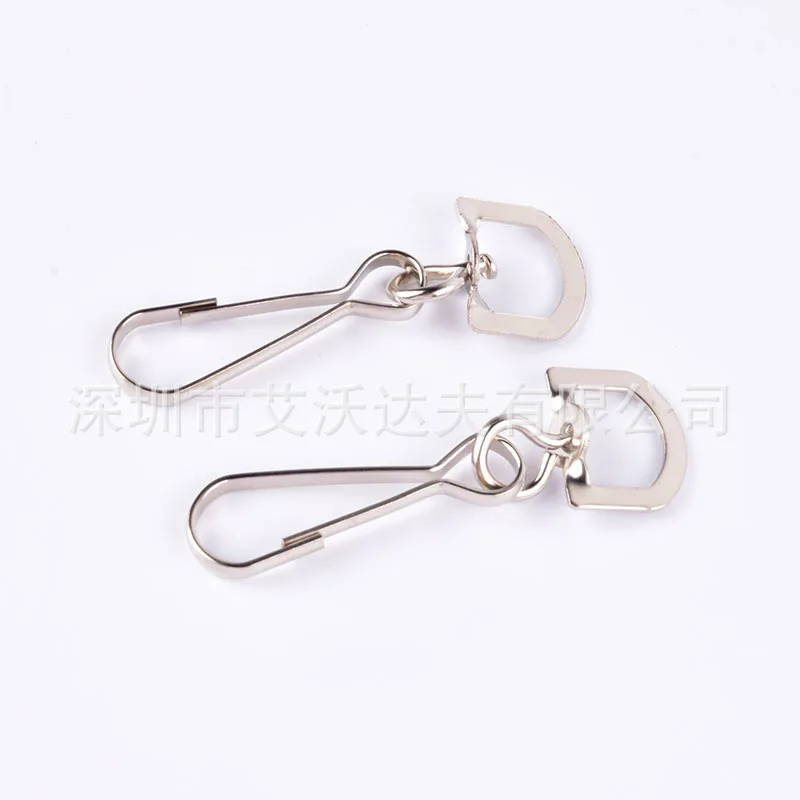 

Niu xian kou Pig Gallbladder Shaped Clip + Swivel Buckles Pig Gall Buckle Iron Wire Button wei kou Sports Buckle 4 Points Square
