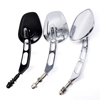 

Motorcycle Rearview Mirror Modification Suitable for Harley Car Reverse Mirror All Aluminum Universal Personality Large Surface
