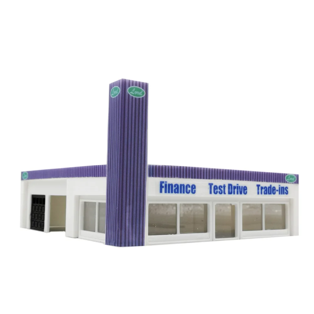Outland Models Railway Scenery Car Dealership Building 187 Ho Scale