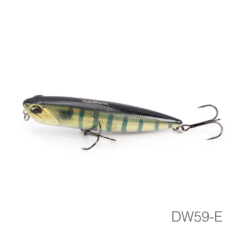 TSURINOYA Topwater приманка для рыбалки карандаш DW59 85 мм 10,5 г длинная литая Троллинг приманка гольян кренкбейт Whopper воблеры жесткая приманка - Цвет: DW59-E