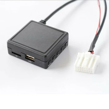 

100% Brand New AUX USB Audio Cable Adapter Bluetooth +Mic For Mazda 6 CX-7 For Pentium B70 Durable And Practical