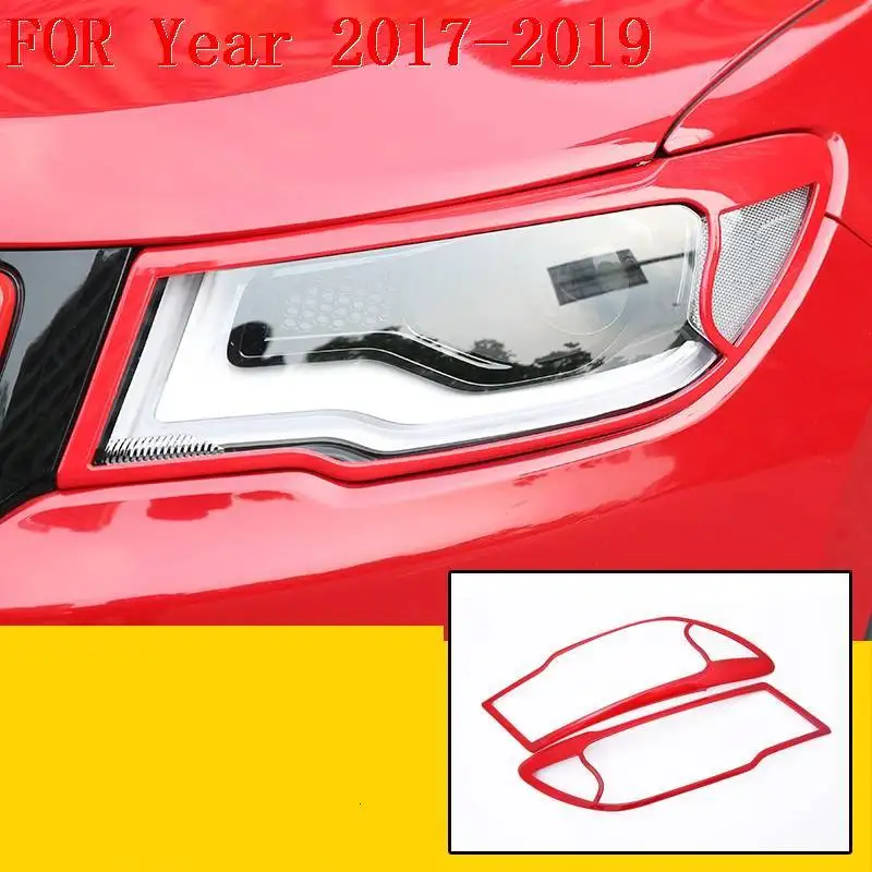 Автомобильная декоративная решетка, наружный Dashing аксессуар, защитная модификация, молдинги 17 18 19 для JEEP Compass