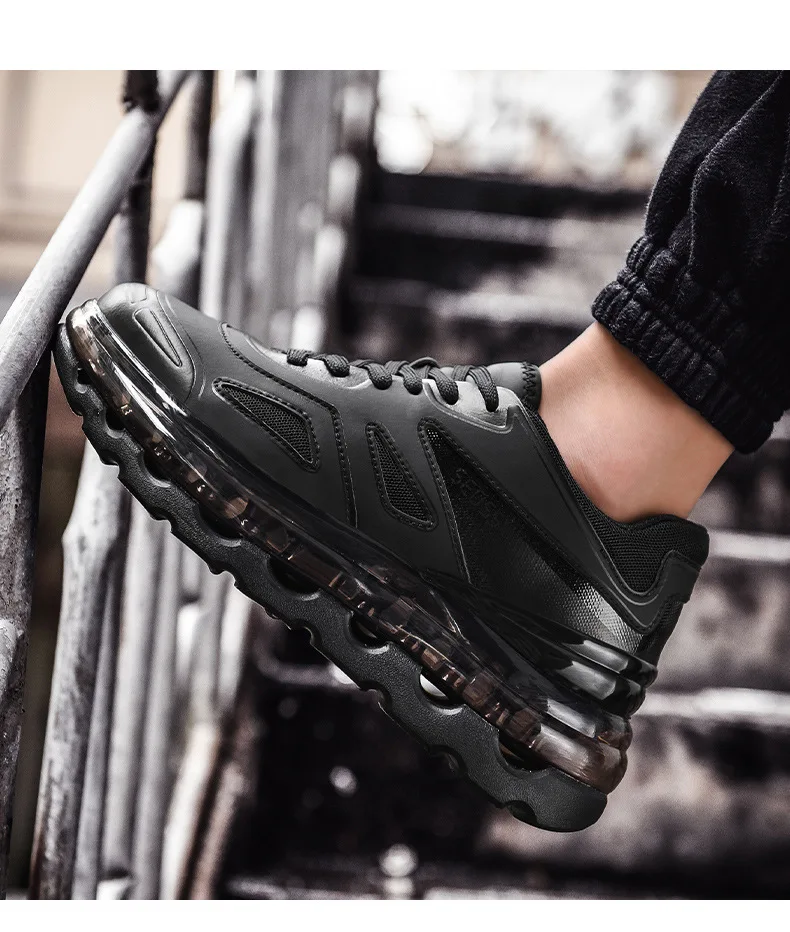 Men's Sneakers Autumn New Classic Luxury Daddy Chunky Shoes Full Palm Air Cushion Thick Soled Sports Running Shoes