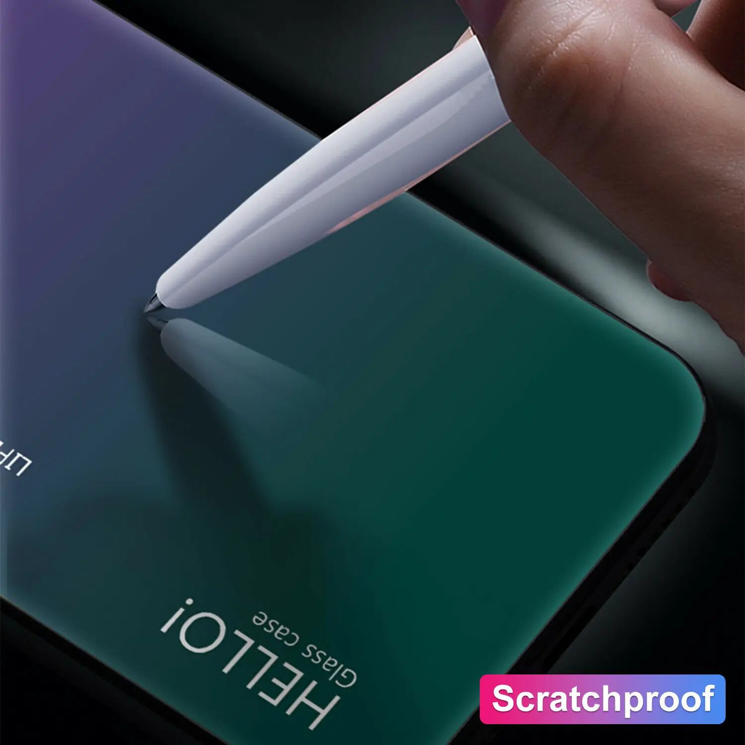 Для samsung Galaxy Note 10 Plus Note 9 S9 S10E для iPhone 7 8 Plus X XR XS MAX Роскошный тонкий гибридный чехол с градиентным стеклом