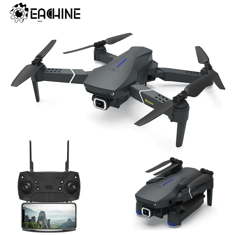 Eachine E520 wifi FPV с 4 K/1080 P HD широкоугольная камера с высоким режимом удержания складной Радиоуправляемый Дрон Квадрокоптер RTF с безголовым режимом