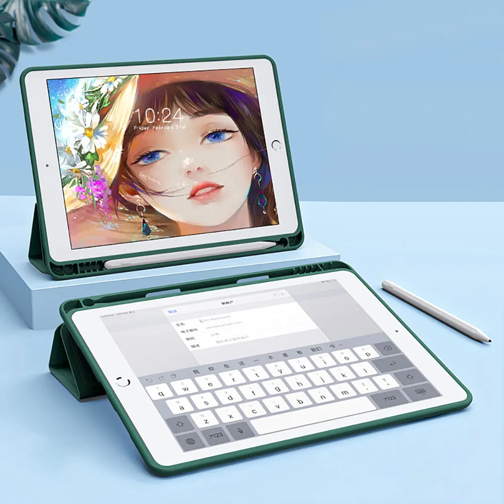 WIWU защитный чехол для iPad 10 2 5 2019 умный из искусственной кожи 9 7 2017 2018 смарт Фолио с