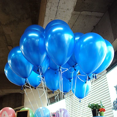 10 шт. на день рождения воздушные шары 10 дюймов 1,5g латекса воздушный шар с гелием утолщение жемчужные вечерние шар вечерние бальные детские игрушки шарики для свадьбы - Цвет: dark blue