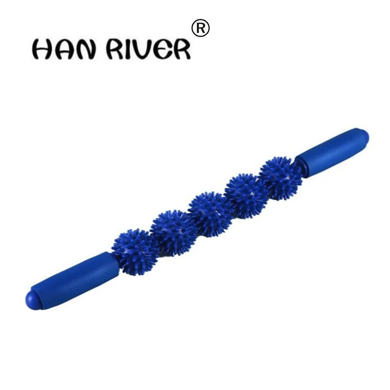 HANRIVER free shipping Multicolor thorn ball muscle massage stick Multifunctional body massager with high quality | Красота и