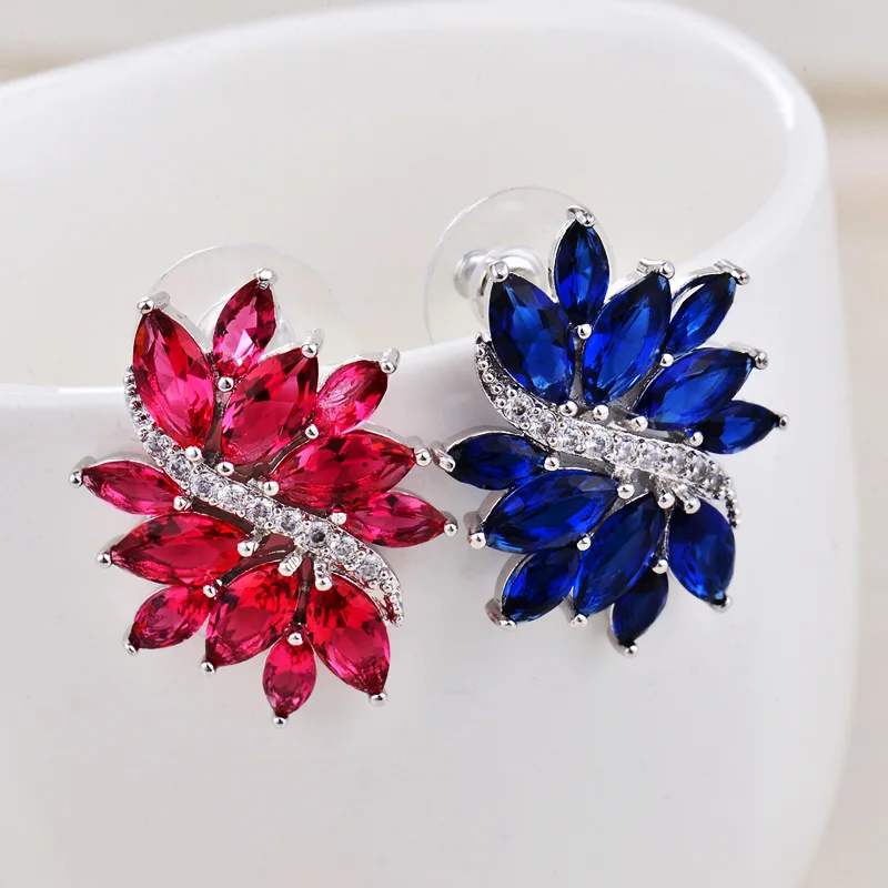 Liang ya beauty Phoenix невесты набор из циркония Lucky Flower Vine Flash 3A ювелирный набор Прямая от производителя