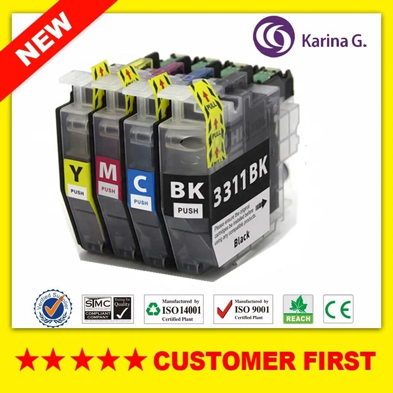 Совместим с чернильным картриджем Brother LC3311 LC3313 подходит DCP J772DW MFC J491DW J890DW и т.