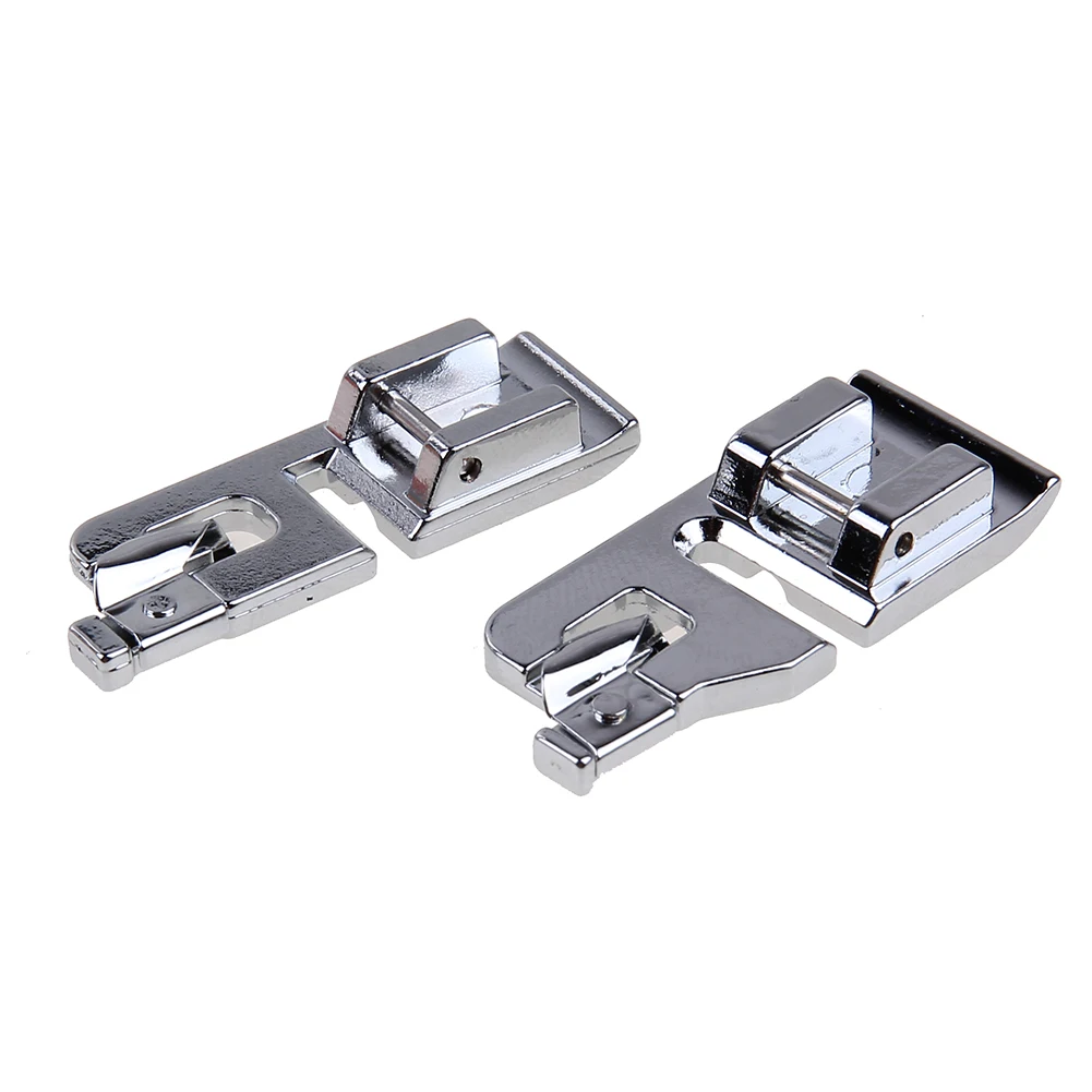 3mm and 6mm Набор прижимных лапок для рулонной кромки, прижимная лента, бытовая швейная машина, многофункциональная прижимная лапка, аксессуары для швейной машины - Цвет: 3mm and 6mm