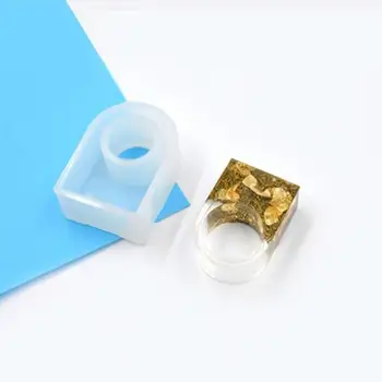 

Silicone Resin Mold For Jewelry Making Arched White Round DIY Simple Gifts Jewelry Accessories 4.3cm x 3cm, 4 PCs