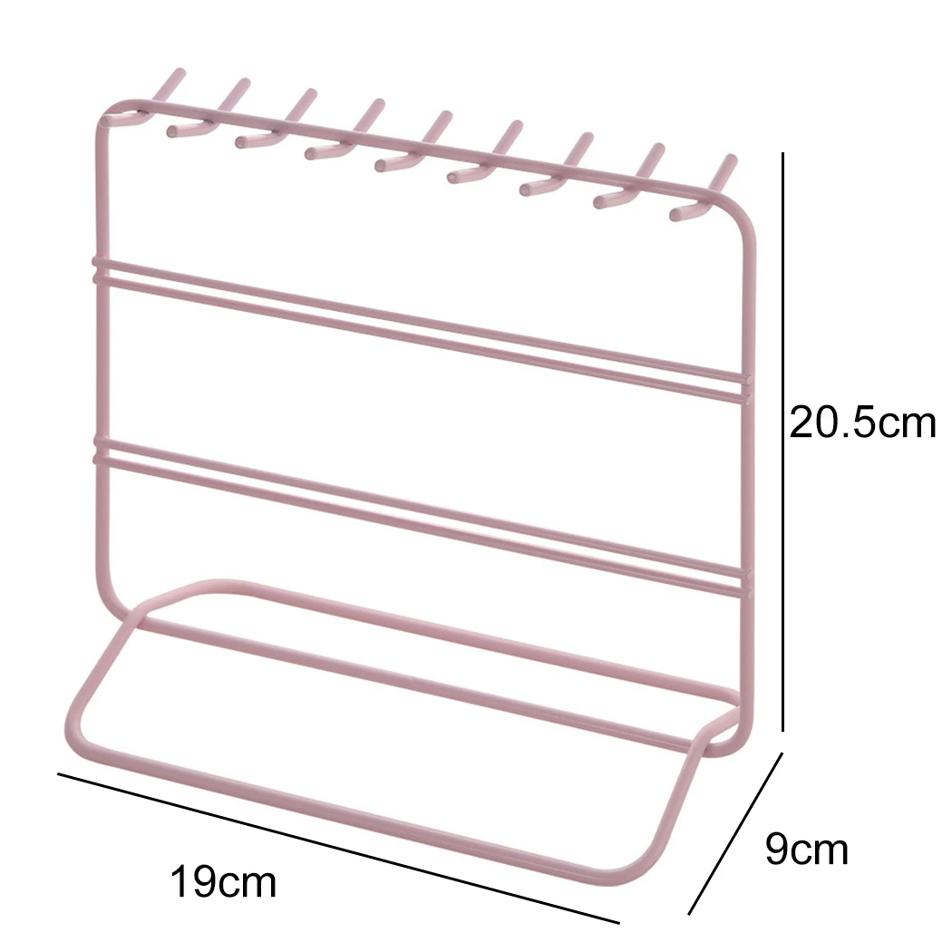 Железная рамка Ювелирная вешалка металлическая декоративная простая бижутерия Органайзер держатель серьги подставка для серьг и ювелирных изделий украшение окна