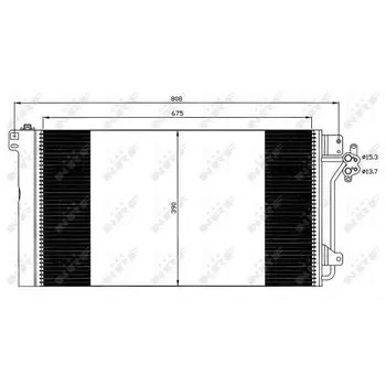

Radiator air conditioner VW T5 1.9TDi/2.0/2.5TDi/3.2/03 NRF 35622