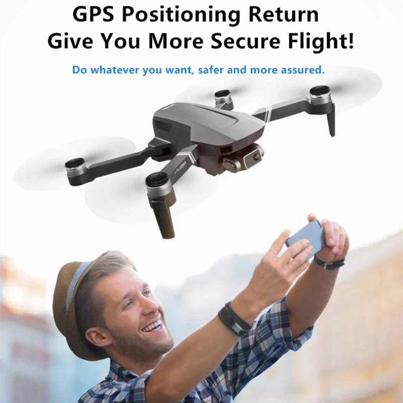 GPS Smart Follow бесщеточный Радиоуправляемый Дрон 2 осевой самостабилизирующий шарнир