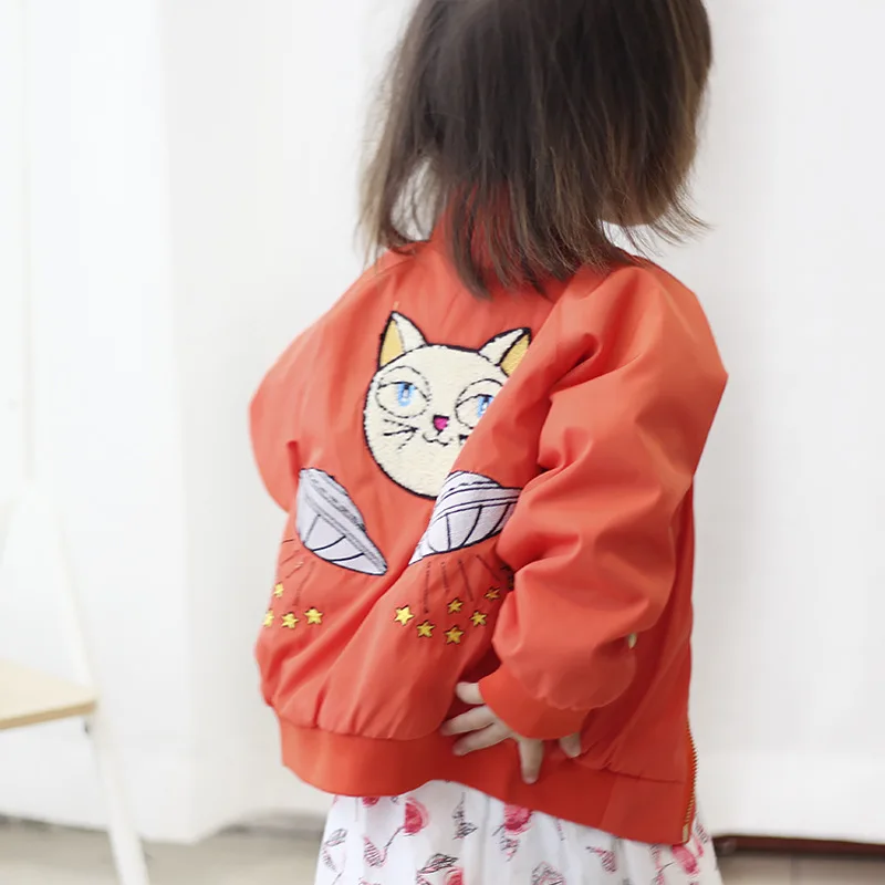 

INS Hot Selling 2019 Autumn And Winter New Style Men And Women Child Cat UFO Padded Coat Baby Jacket