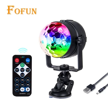 

USB Stage Light Car Bracket Dj Light Disco Ball Sound Activated Laser Effect Lamp Christmas Moving Head Strobe Party Lights