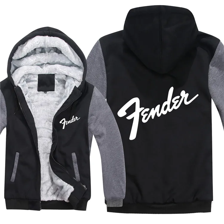 Fender толстовки мужские повседневные пальто шерсть подклад куртки гитара крыло толстовки мужские пуловеры