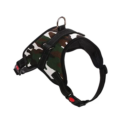 Camouflage C Ошейник для собак, взрывозащищенный Регулируемый жилет для больших сбруя для собак, для хаски, прогулок, бега, упряжь, товары для домашних животных на открытом воздухе - Цвет: Camouflage C
