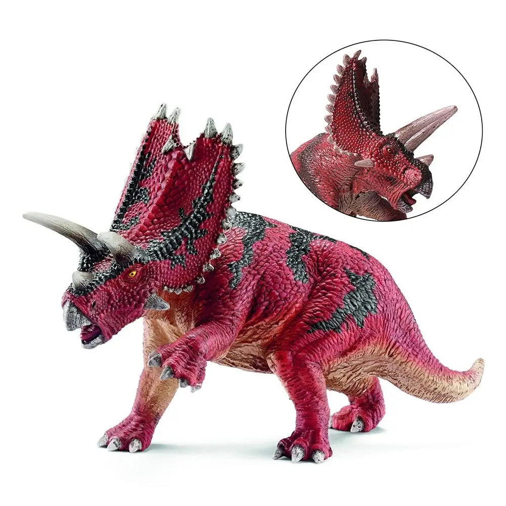 7 5 дюймовая Фигурка динозавра Pentaceratops из твердого ПВХ Игрушечная модель игрушки