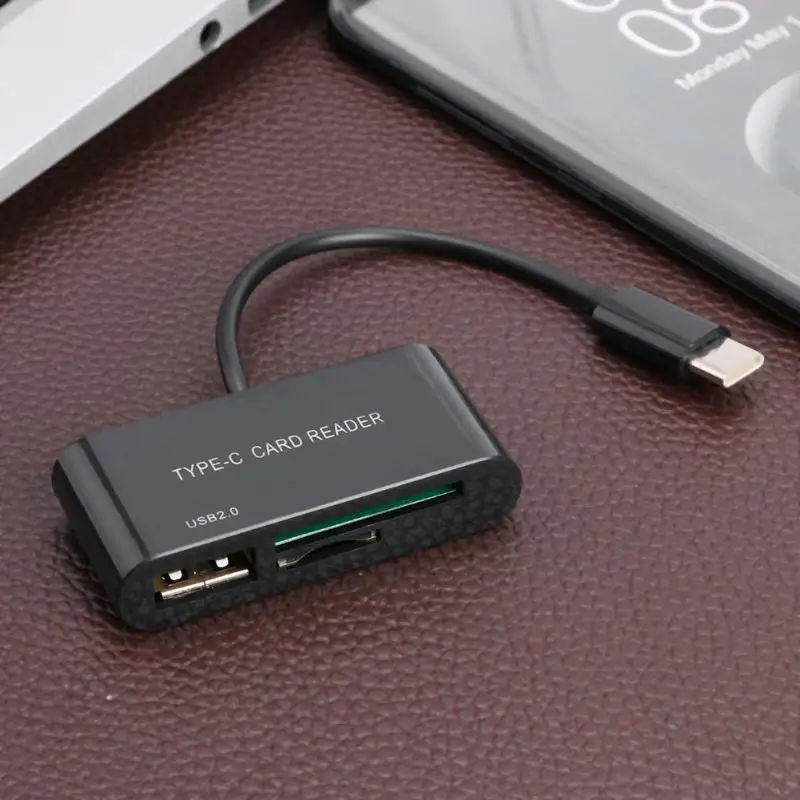 USB 3,1 type-C к USB 2,0 концентратор OTG TF считыватель карт памяти адаптер конвертер кабель Поддержка для телефонов Android компьютеры