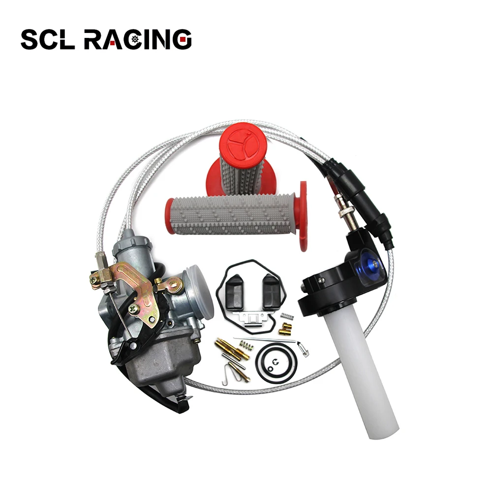 Alconstar New Motorcycle Keihin Auto Pz30 Carburetor Handle Grip Throttle Grip Throttle Cable