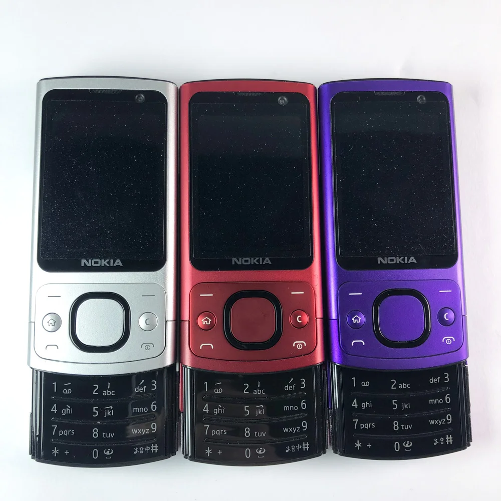 Оригинальный мобильный телефон NOKIA 6700 s Silder 3G GSM разблокированный Восстановленный