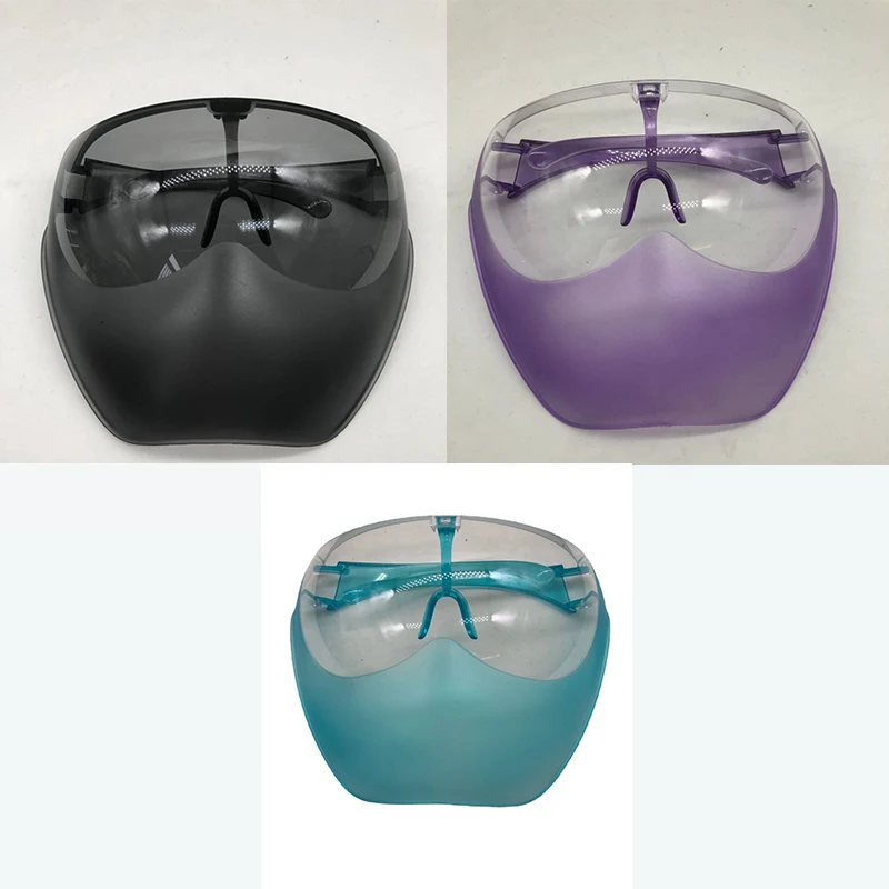 Adult Eye Shield Visor Wrap Sun Glasses Half Face Guard Antifogging Space Mirror Frosted PC Protective Mask | Дом и сад