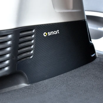 

2pcs Carbon Fiber Car Trunk Protection Stickers Decal Car Styling For Smart Fortwo 453 2015-2018 Car Styling