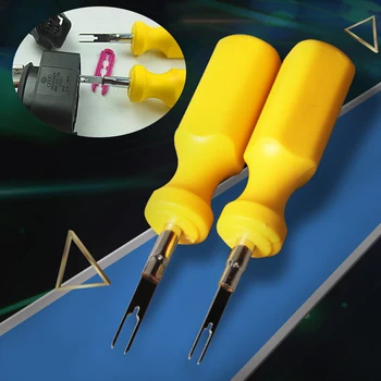

2pcs 2mm 3mm Stainless Steel Auto Accessories Professional Crimp Pin Extractor Car Repair Terminal Removal Tool Durable Release