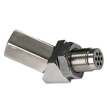 

45° Car Oxygen O2 Sensor Adapter Catalytic Exhaust Spacer Bung Fix Check Engine