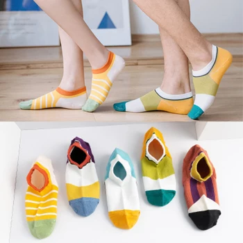 

2020 Women's Cotton Invisible No Show Socks Candy Color Summer Silicone Short Socks Fashion Cute Thin Ankle Boat Socks