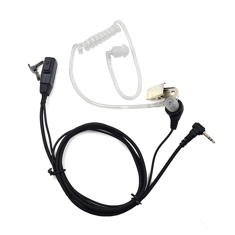 Covert Acoustic Ear Tube PTT  Earpiece Earset Mic for Motorola TLKR-T60 TLKR-T80 