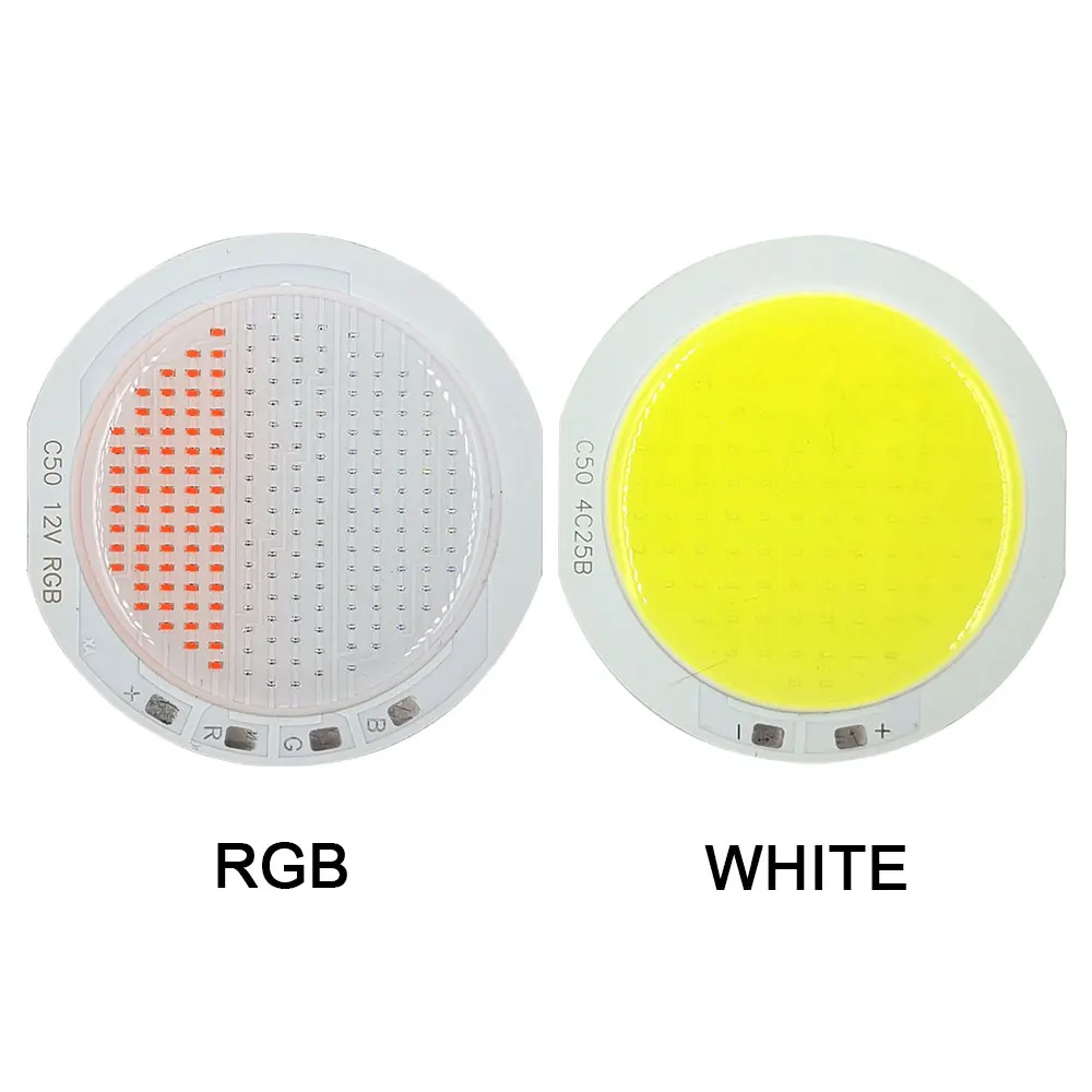 12v Rgb Cob Led 10w Chip, Cob Led Red Blue Green