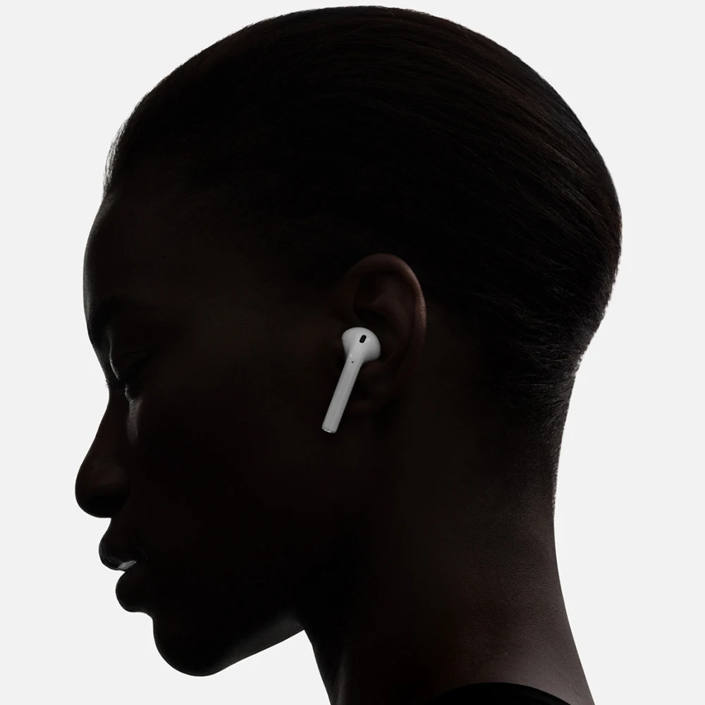 Оригинальные Apple AirPods 2nd с зарядным чехлом беспроводные Bluetooth наушники стерео музыкальные наушники для iPhone 7 8 iPad Mac часы