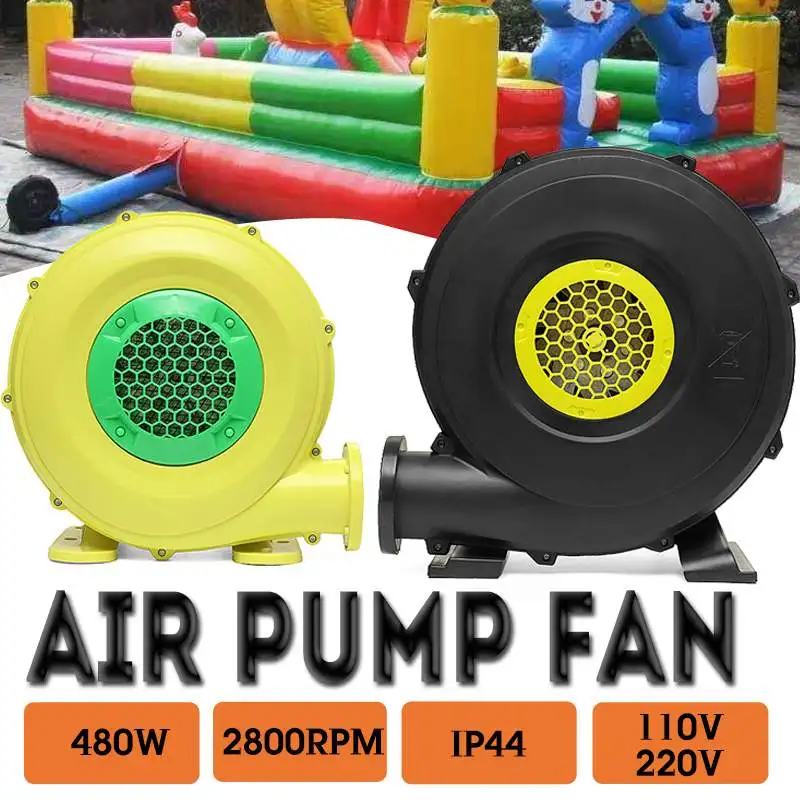 

110V/220V 480W Air Blower Pump Fan For Inflatable Bounce House Bouncy Castle for large inflatable toys