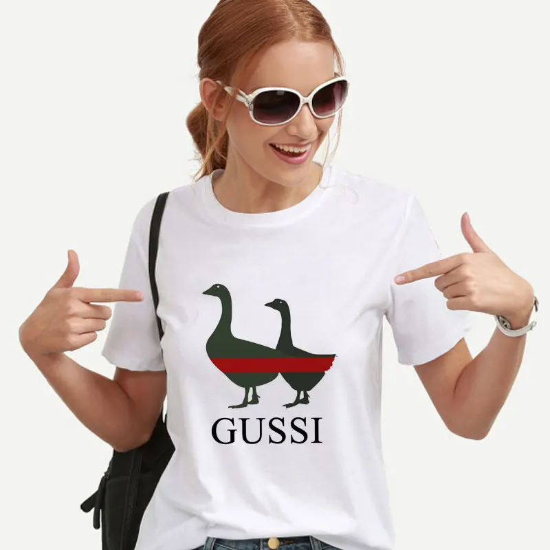 Женская одежда Two Goose Ga Gothic Vogue Футболка Harajuku Kawaii Эстетическая Футболка Camiseta Mujer riversale футболка