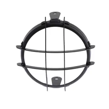 

5.75inch Universal Motorcycle Front Round Headlight Lampshade- Mesh Grill Mask Protector Guard Cover