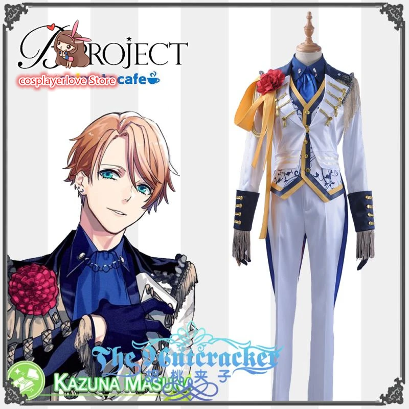 B-project MOONS Kazuna Masunaga Косплей Костюм сделанный на заказ для Хэллоуина Рождественский Костюм