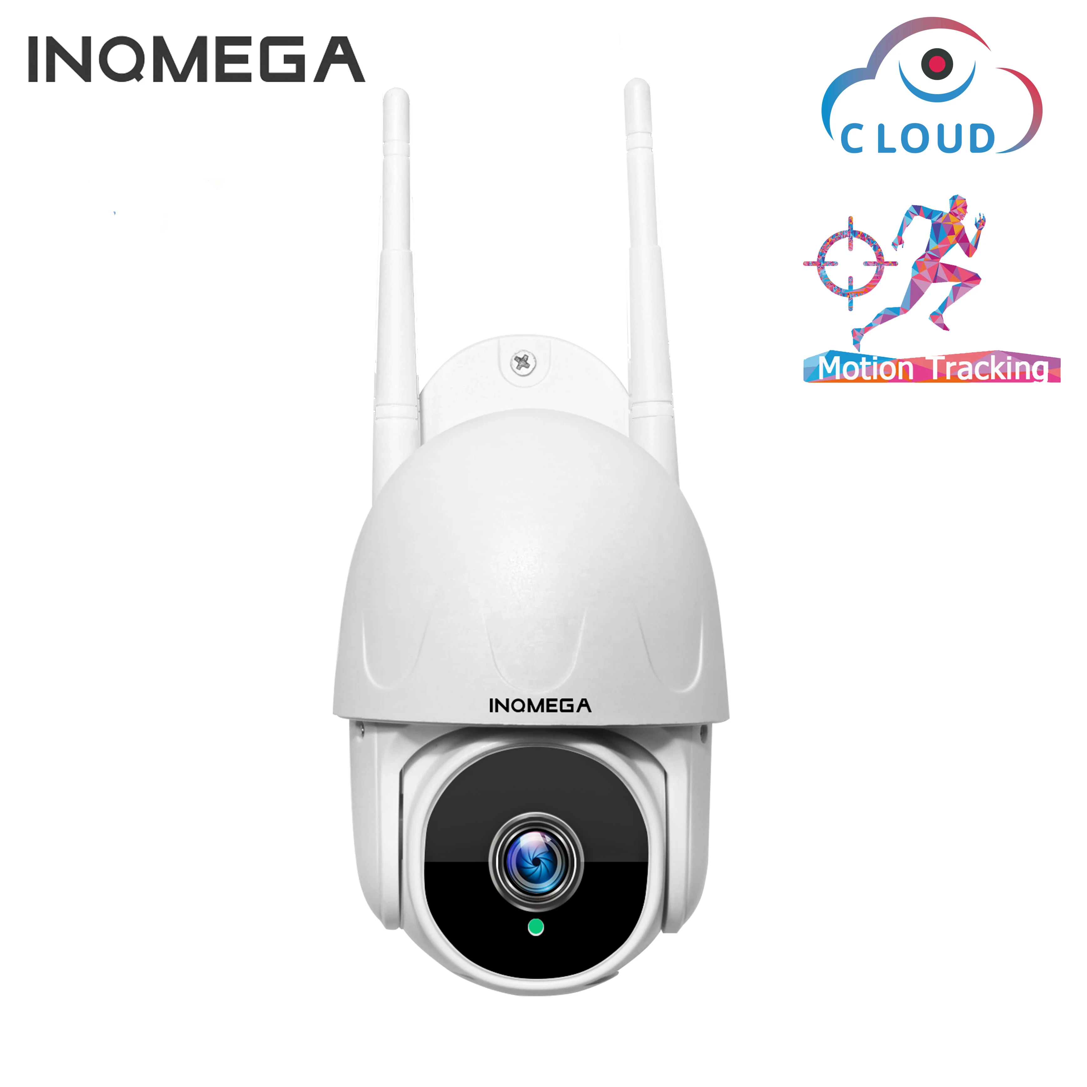 INQMEGA 1 дюйм облако 1080P PTZ скорость купольная Wifi камера наружная 2MP авто отслеживающая камера беспроводная камера домашнее наблюдение IP Cam-in Камеры видеонаблюдения from Безопасность и защита on AliExpress 