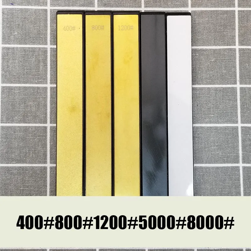 120 3000 8000 10000 grit golden diamond sharpening stone fine grinding polishing knife sharpener - Цвет: 3D and 2F