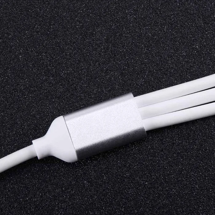 3 в 1 1,2 м СВЕТОДИОДНЫЙ модуль панели управления usb type-C для зарядки Lightning кабели для iPhone samsung Xiaomi Hi 888