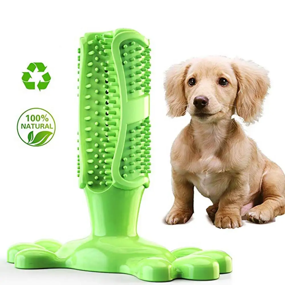 1pc Dog Chew Toy Brush Effective Toothbrush for Dogs Pets Oral Care Dog Brushing Stick Toys for Dogs Teeth Cleaning New