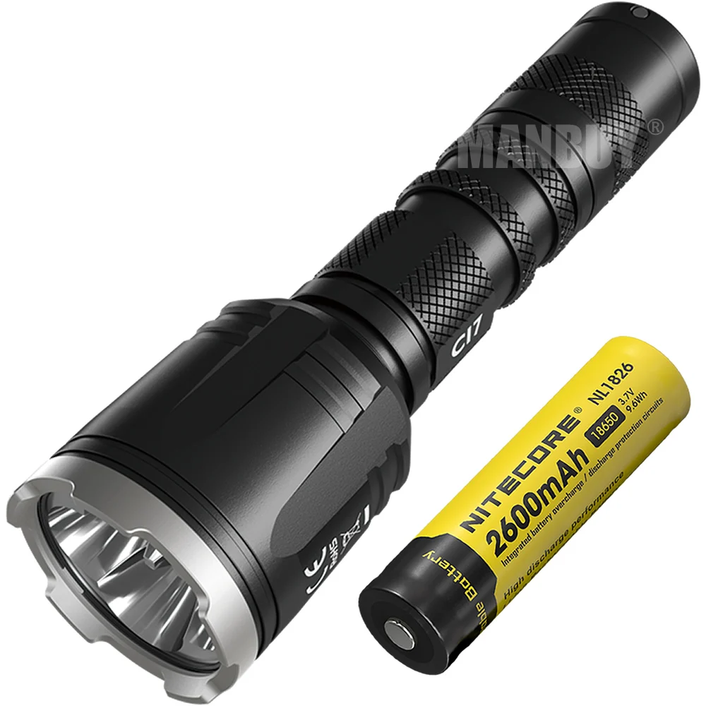 NITECORE CI7 NL1826 18650 батарея CREE XP-G3 S3 8LED Тактический ИК-фонарик двойной луч переключение уличный фонарь